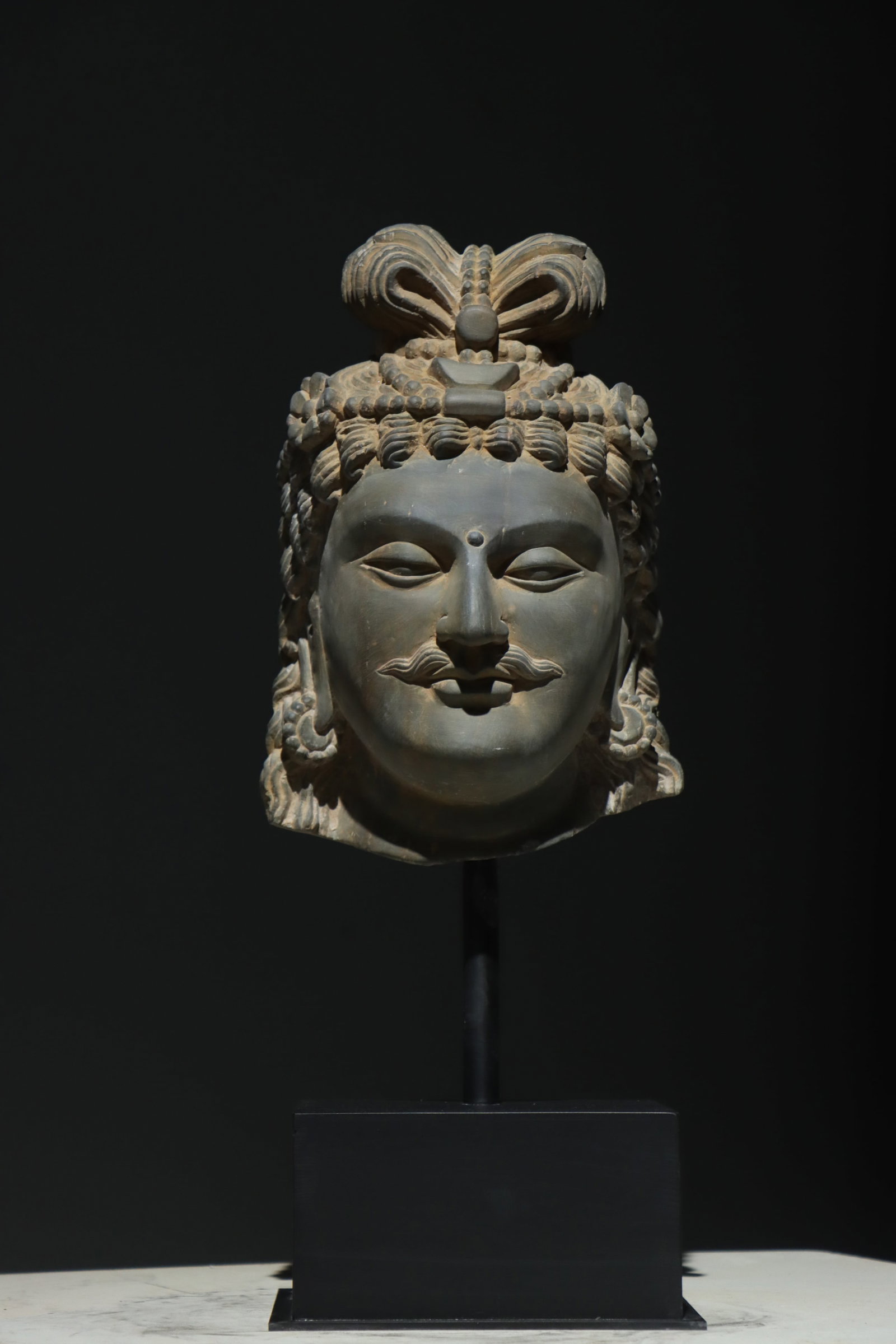 3RD CENTURY STONE GANDHARA HEADS (1 of 9)
