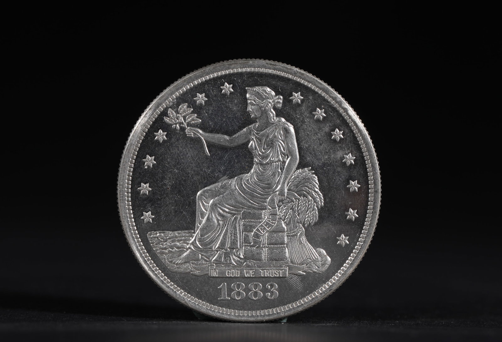 AMERICAN TRADE SILVER DOLLAR, 1883: D: 3.9cmWeight: 27g