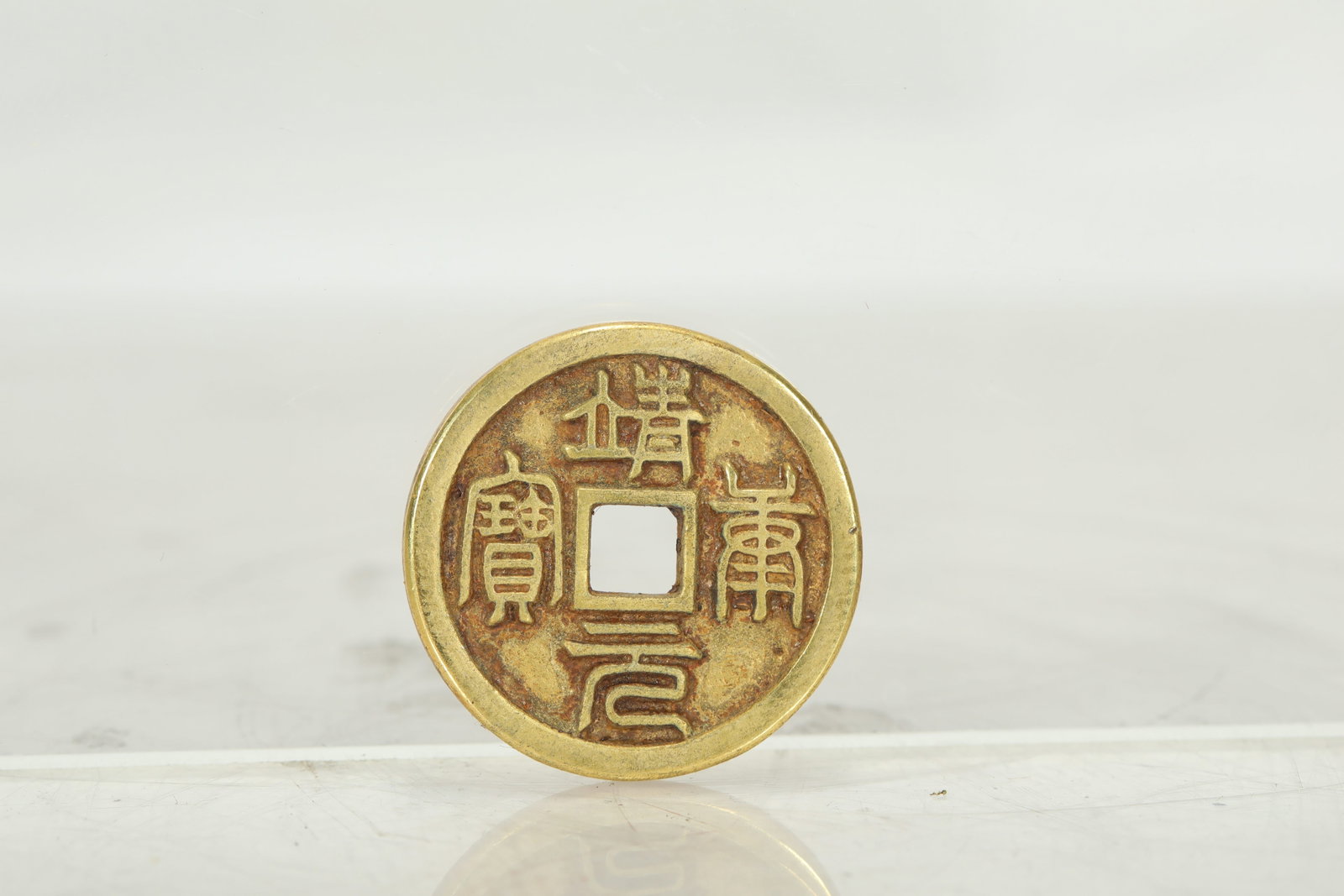 GILDED COINS BEFORE THE MING DYNASTY: D:2.6CM