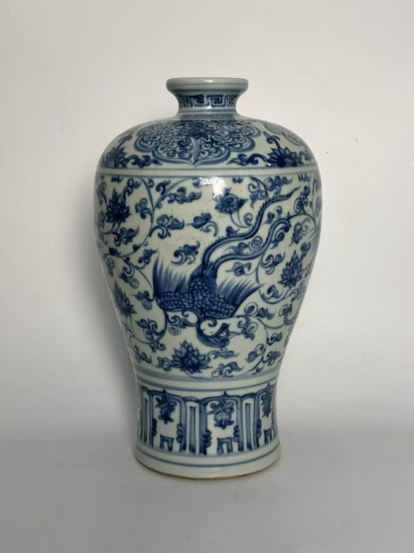 MING DYNASTY QING DYNASTY PLUM VASE (1 of 8)