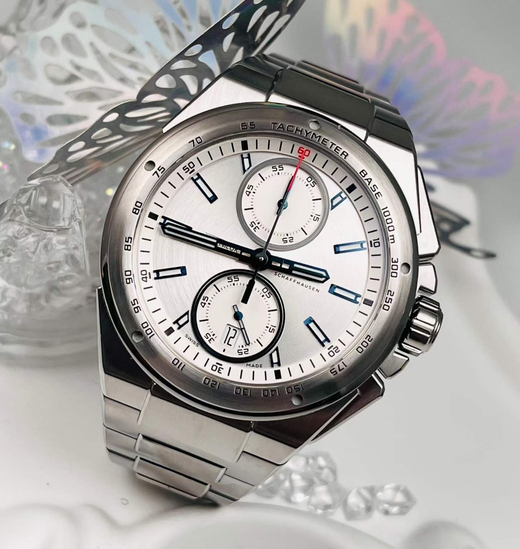 IWC Ingenieur Chronograph Racer Ref.IW378510 Stainless-Steel Automatic Men's Wristwatch (1 of 8)