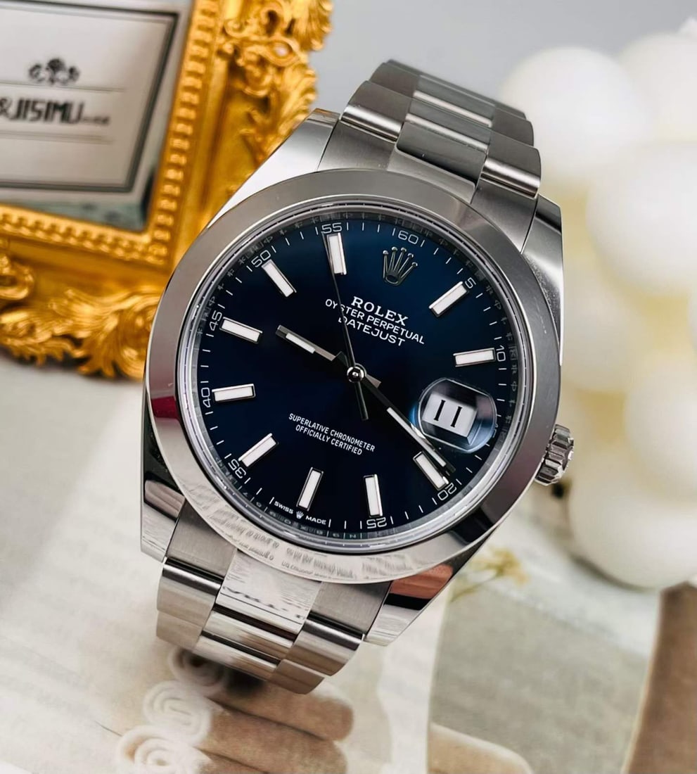 Rolex Datejust Ref.m126300-0001 Stainless-Steel Chronometer Automatic Men's Wristwatch: D:41mm