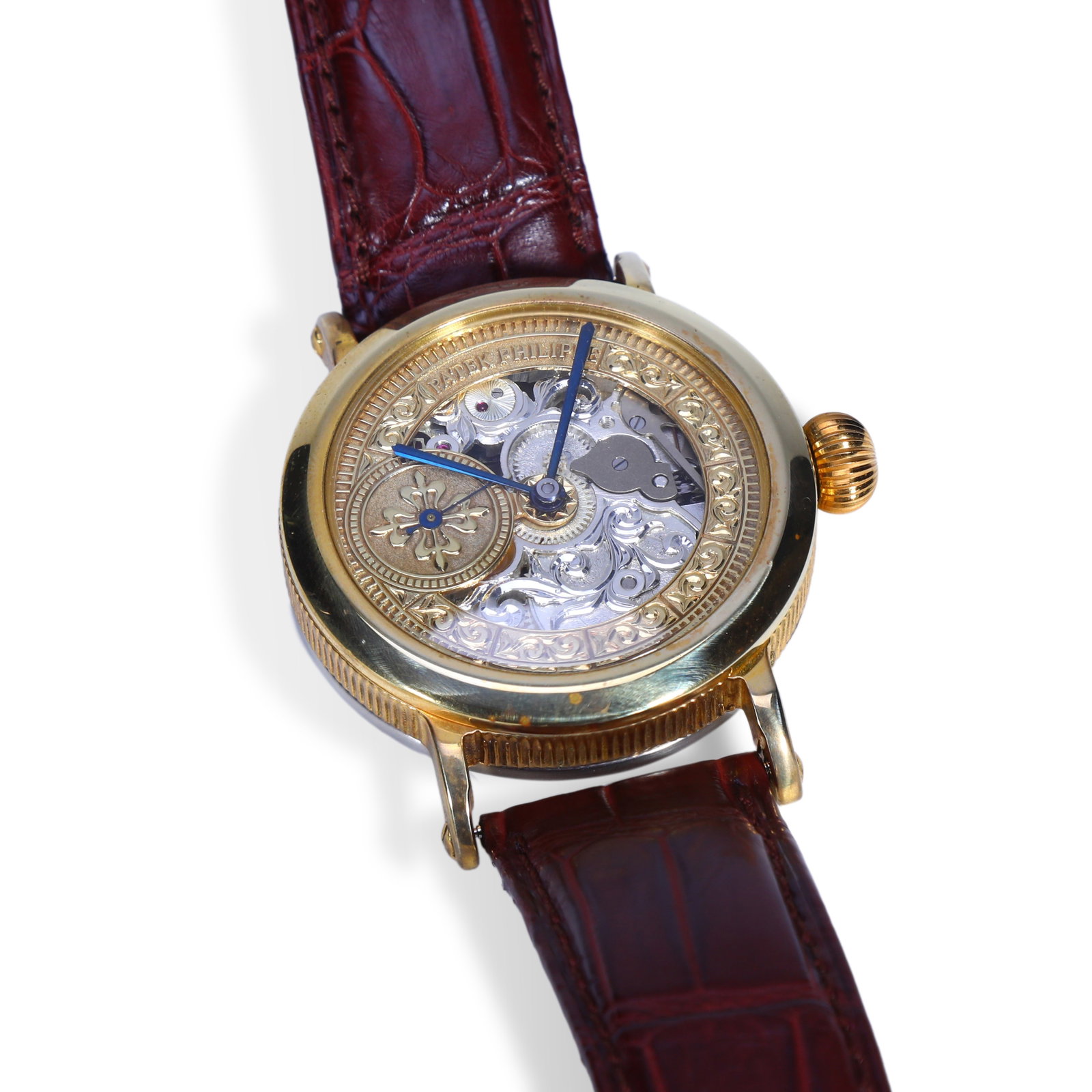 Patek Philippe Wristwatch Converted from Pocket Watch Movement: D:44mm