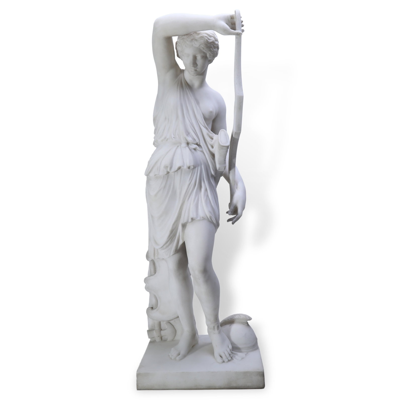 19th Century Neoclassical Stone Sculpture Wounded Amazon (1 of 5)