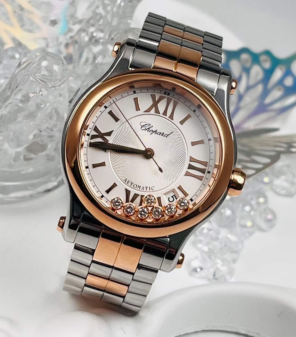 Chopard Happy Sport, 7 Floating Diamonds, Ref.278559-6026: D:36mm