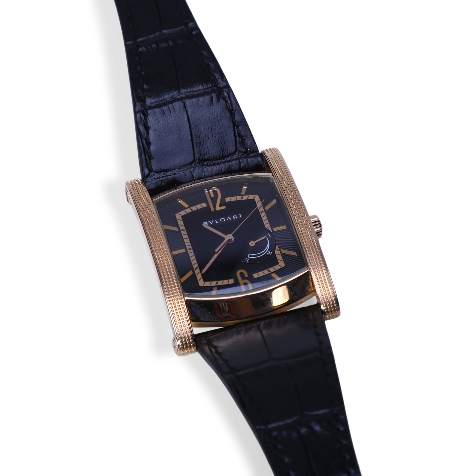 Bulgari Assioma Square Power Reserve 18K Rose Gold Watch: 49*37mm