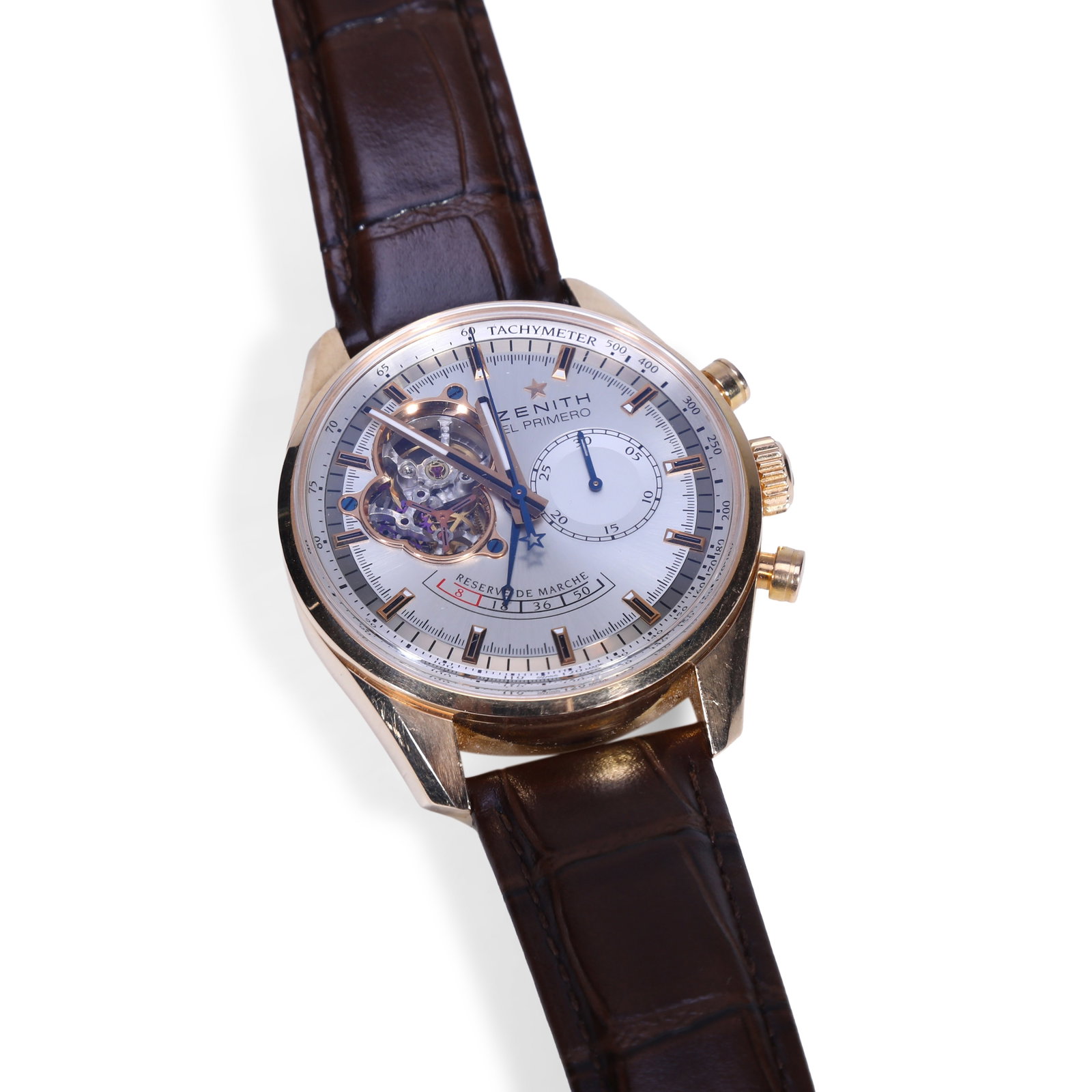 Zenith Chronomaster El Primero Open Power Reserve Chronograph 18K Rose Gold Watch (1 of 6)