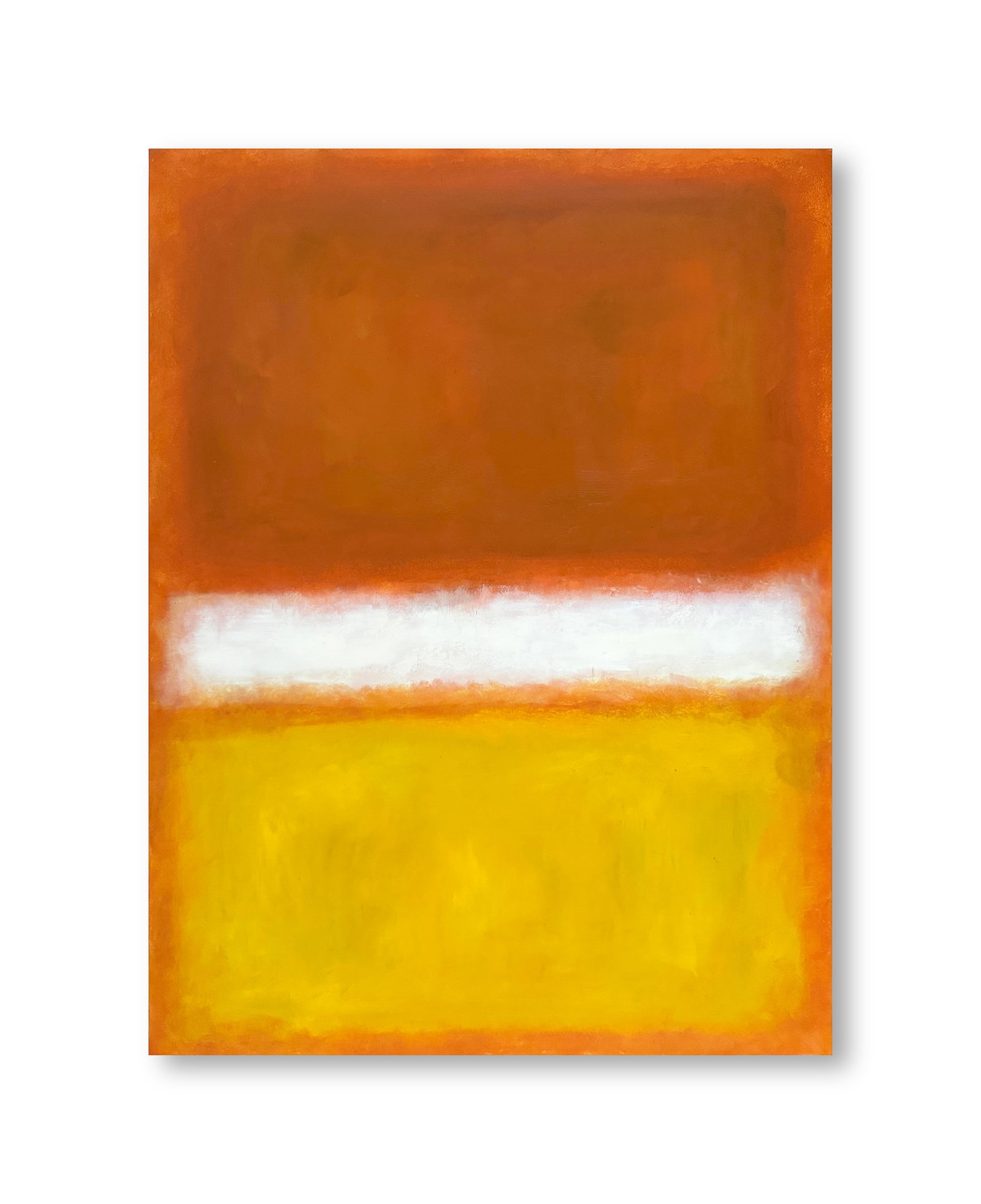 MARK ROTHKO (1903-1970), ATTRIBUTED TO, OIL ON PAPER MOUNTED ON CANVAS: Image Size:24 by 18 inches ( 61 by 45.5 cm) All measurements are approximate. Signed (reverse)Mark Rothko (1903-1970) was a preeminent American abstract expressionist painter renowned for his profound
