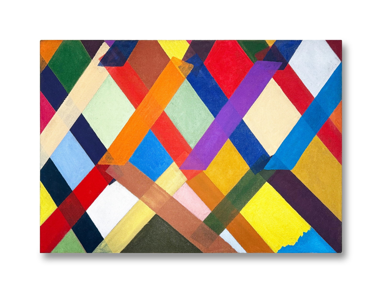 PIERO DORAZIO (1927-2005), ATTRIBUTED TO, OIL ON CANVAS: Image Size: 26 3/8 by 37 1/4 inches (67 by 95cm) All measurements are approximate. Signed (reverse)Piero Dorazio was one of the leading figures in the Italian post-war abstract movement and a founding