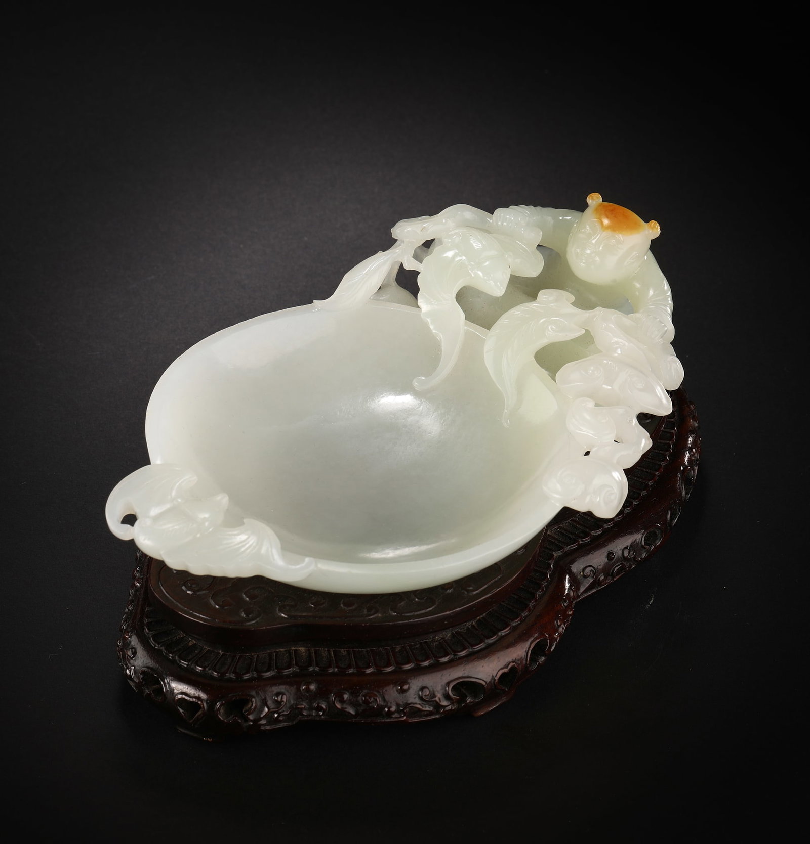 Hetian Jade Pen Wash in Qing Dynasty: H3.5cm W14cm Weight238g
