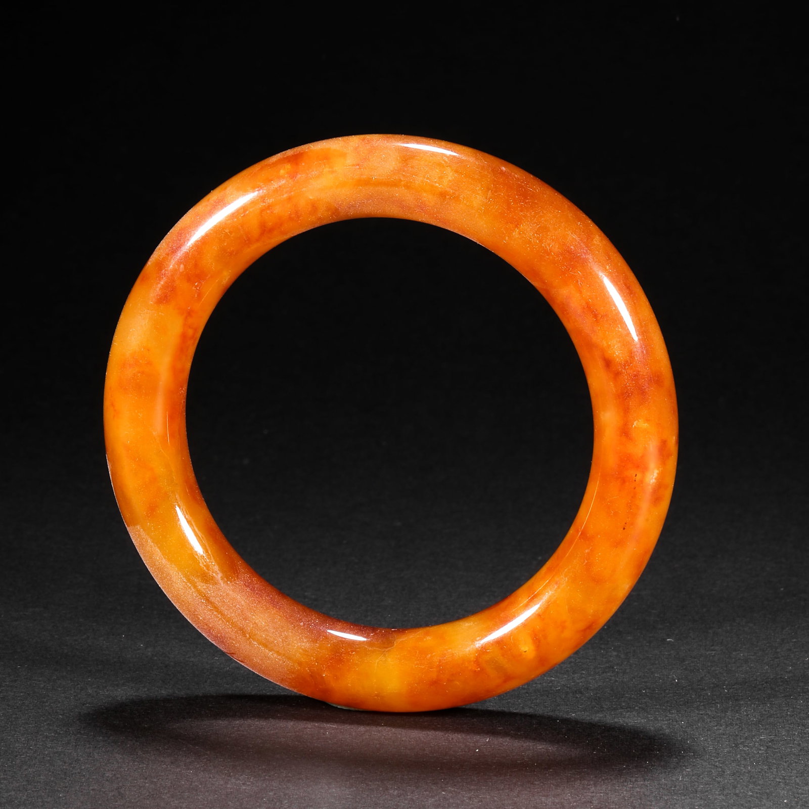 Qing Dynasty Jade Bracelet: D5.8cm