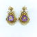 Victorian Gold Amethyst Pearl Earrings
