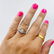 Art Deco Platinum Diamond Ring - 2