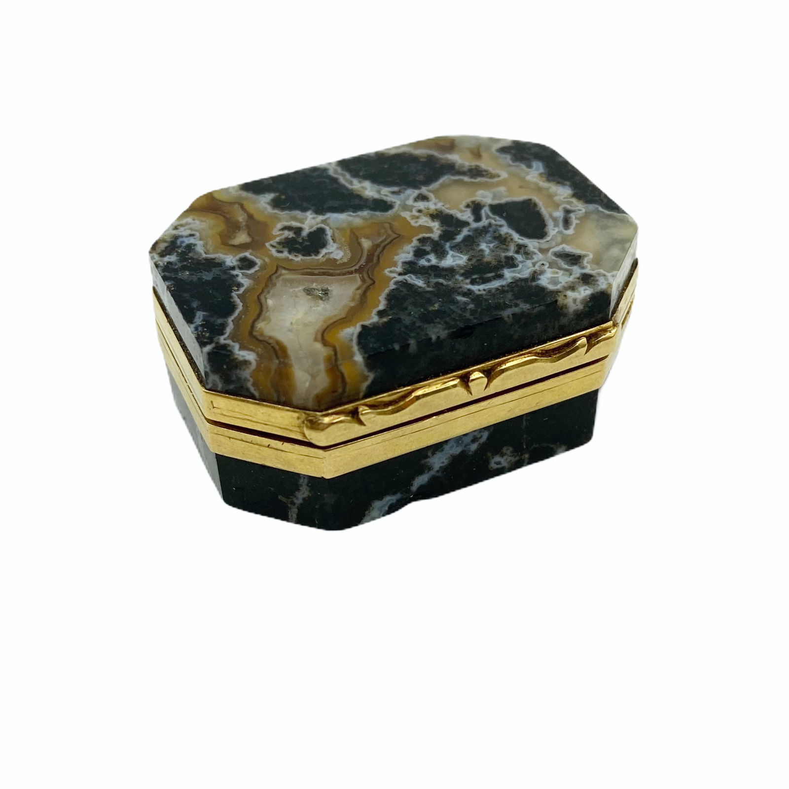 Victorian Gold Agate Vinaigrette (1 of 5)