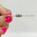 Victorian Gold Zircon Pearl Pin - 2