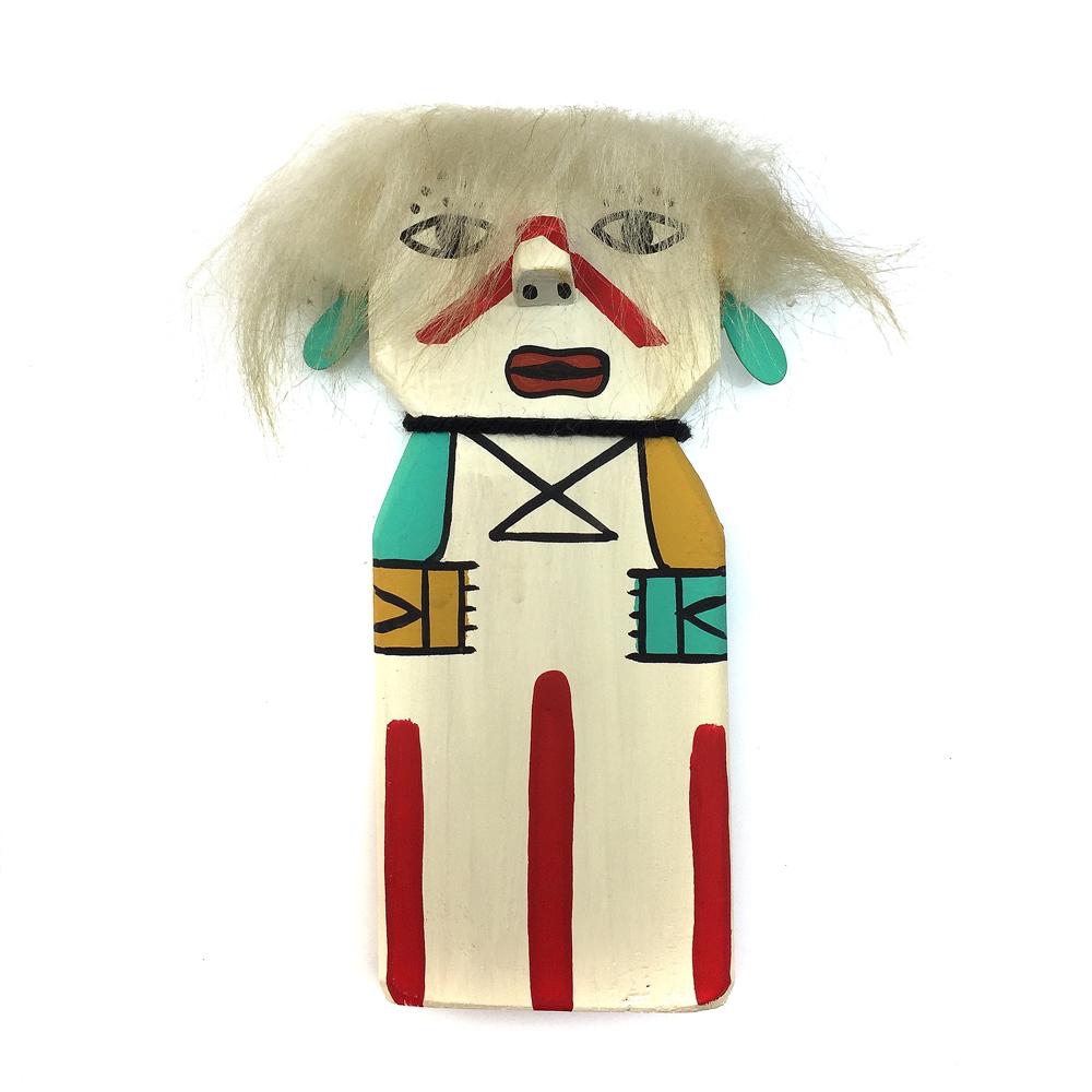 Ted Puhuyesva - Hopi Choshuhuwa (Bluebird Snare): Ted Puhuyesva, Hotevilla - Hopi Choshuhuwa (Bluebird Snare) Cradle Kachina c. 1980s. Original Kachina designation comes from "Hopi Kachina Dolls With a Key to Their Identification” by Harold S. Colt