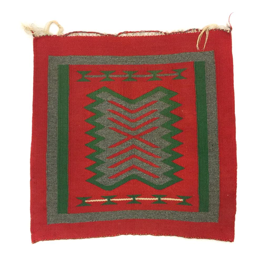 Navajo Germantown Sampler, c. 1890s, 20.5" x 20.5": Private collection, Colorado.