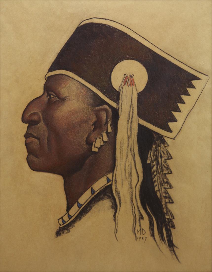 Maynard Dixon - Osage Indian, 1939 (1 of 10)