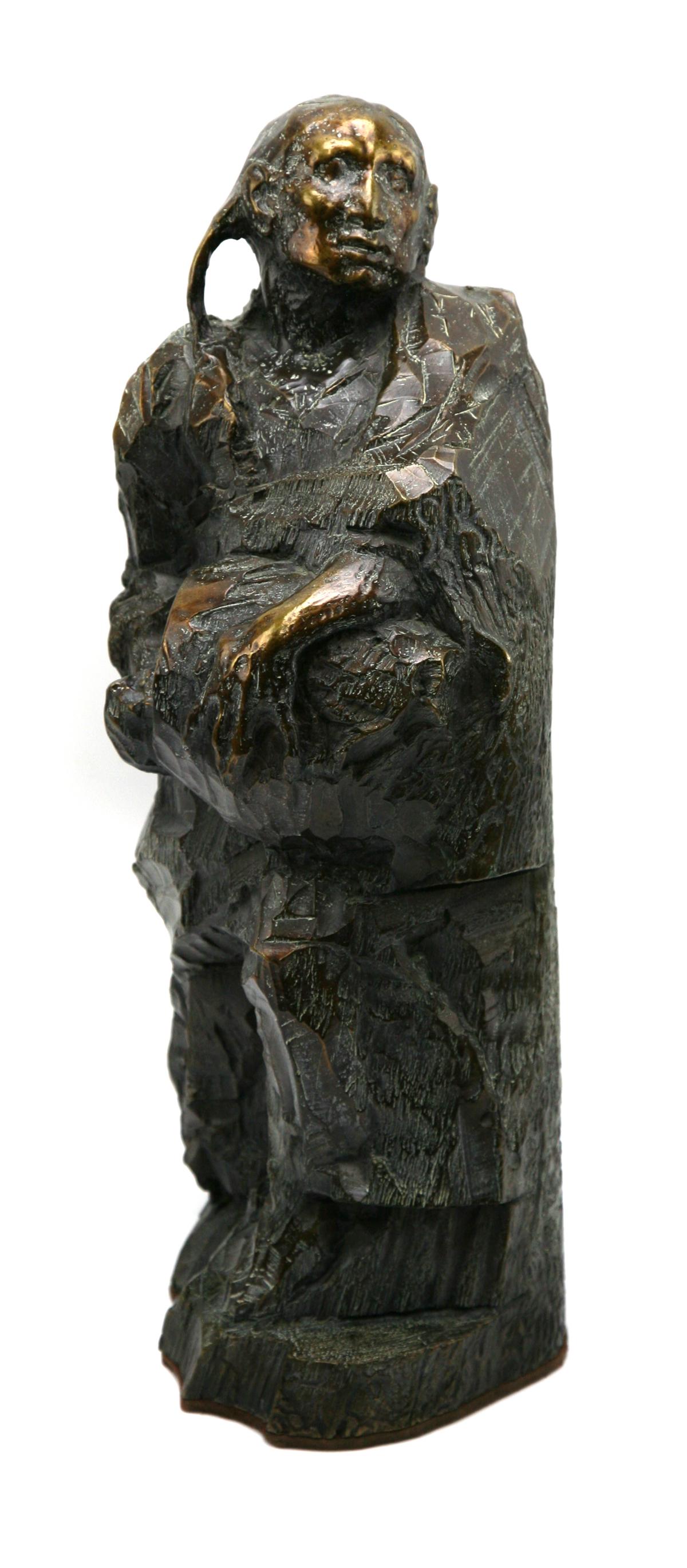 Forrest Fenn, Rex Arrowsmith - Fechin Recast 1972: Forrest Fenn and Rex Arrowsmith - Taos Drummer Recast of Nicolai Fechin (1881-1955), 1972, 18.5" x 6.5" x 7.5" bronze. Edition 2 of 15. Signed, dated, and numbered. Recast bronze edition by Rex Arrows