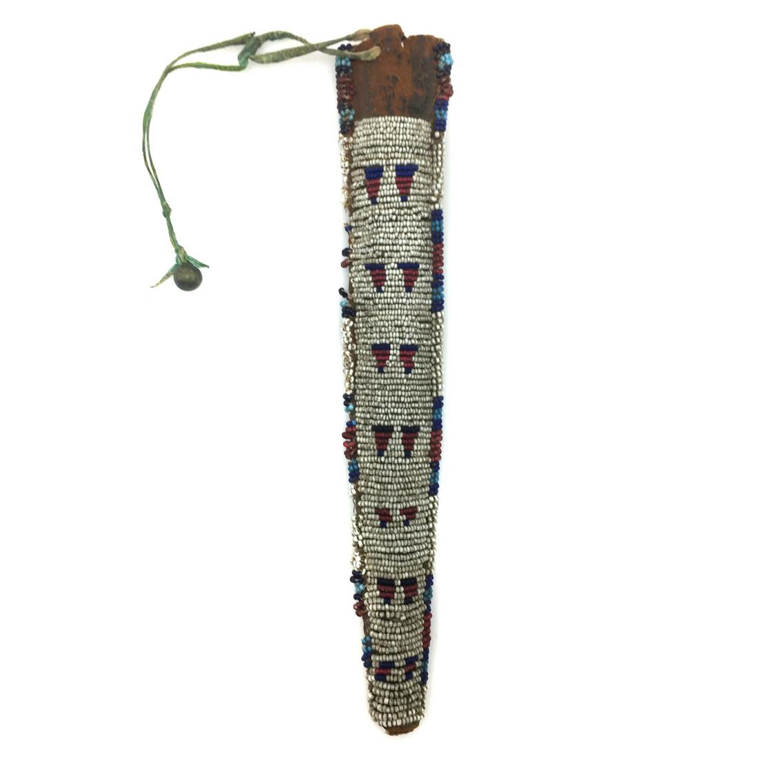 Cheyenne Beaded Awl Case, late 19th century (1 of 11)