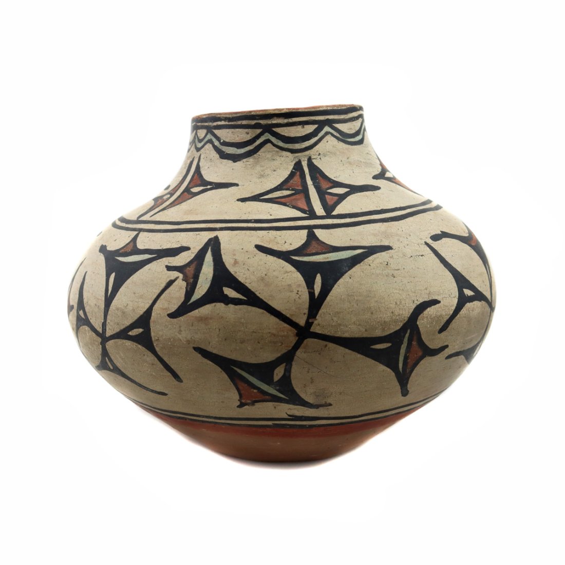 San Ildefonso Polychrome Vase c. 1890s (1 of 7)