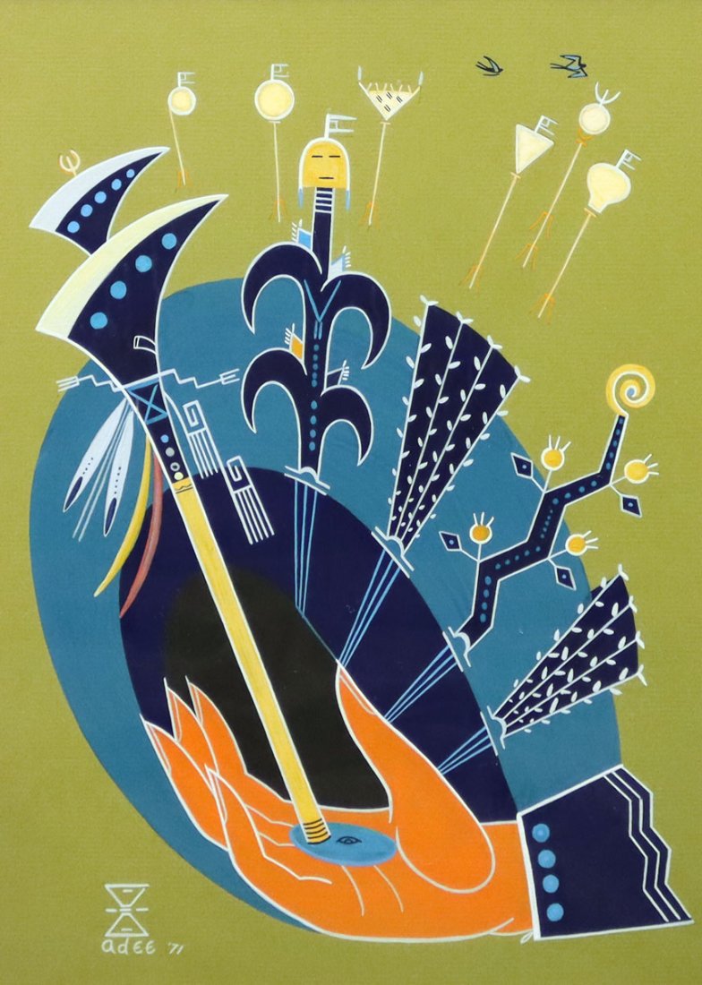 Adee (Adolph) Brittany Dodge (1911-1992) - The Hand of the Creator (1 of 5)