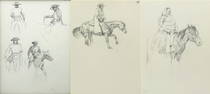 R. Brownell McGrew (1916-1994) - Group of 3 Drawings