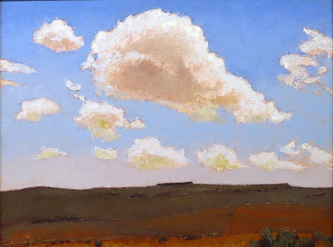 Gary Ernest Smith - Sage Prairie with Clouds (1 of 6)