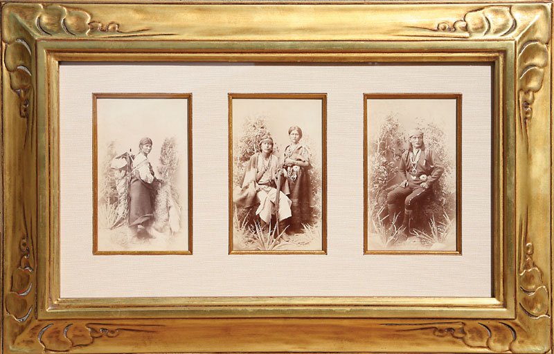 Ben Wittick (1845-1903) - Set of Three Original Albumen Cabinet Cards, 1870 (1 of 5)