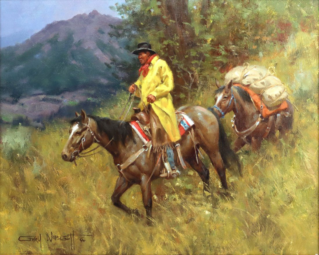 Gary Lawrence Niblett (b. 1943) - Mountain Packer (1 of 3)