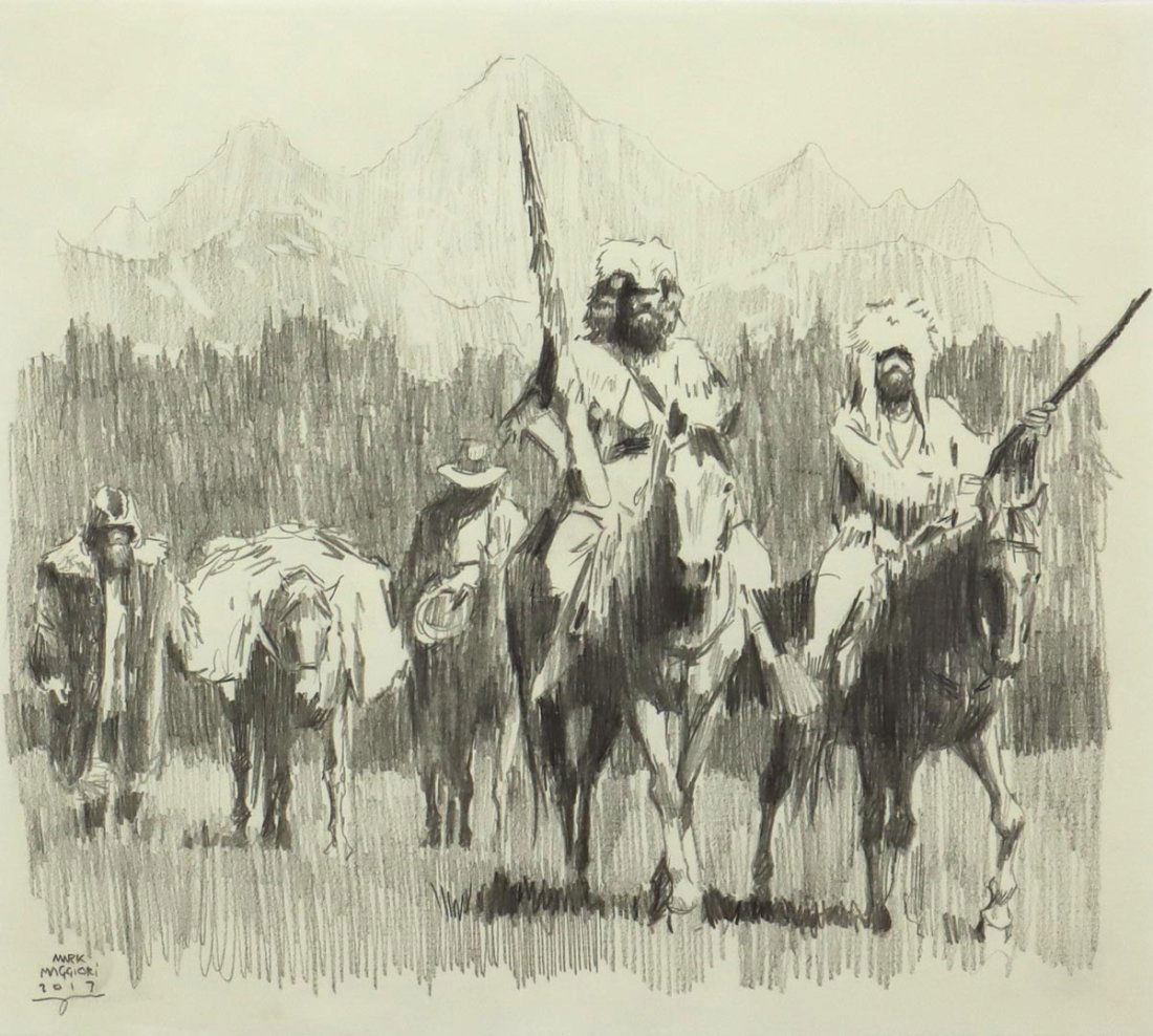 Mark Maggiori - Mountain Men on Horseback (1 of 4)