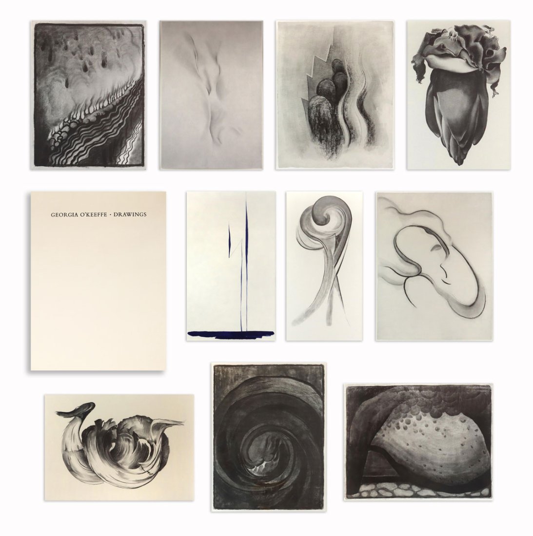 Georgia O'Keeffe - 10 Lithographs with Portfolio (1 of 13)