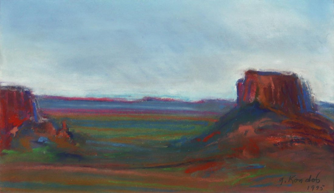 Gregory Kondos (1923-2021) Sedona, Arizona, 1995 (1 of 4)