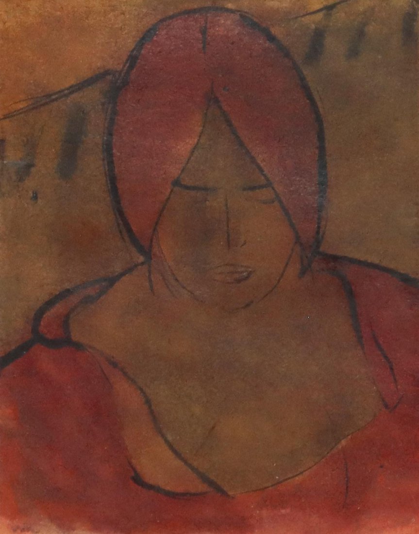 Willard Ayer Nash - Portrait of an Indian Girl (1 of 7)