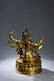 A Chinese Bronze Gilding Buddha Statue - 7