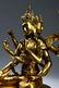 A Chinese Bronze Gilding Buddha Statue - 8