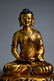 A Chinese Bronze Gilding Buddha Statue - 3