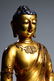 A Chinese Bronze Gilding Buddha Statue - 5