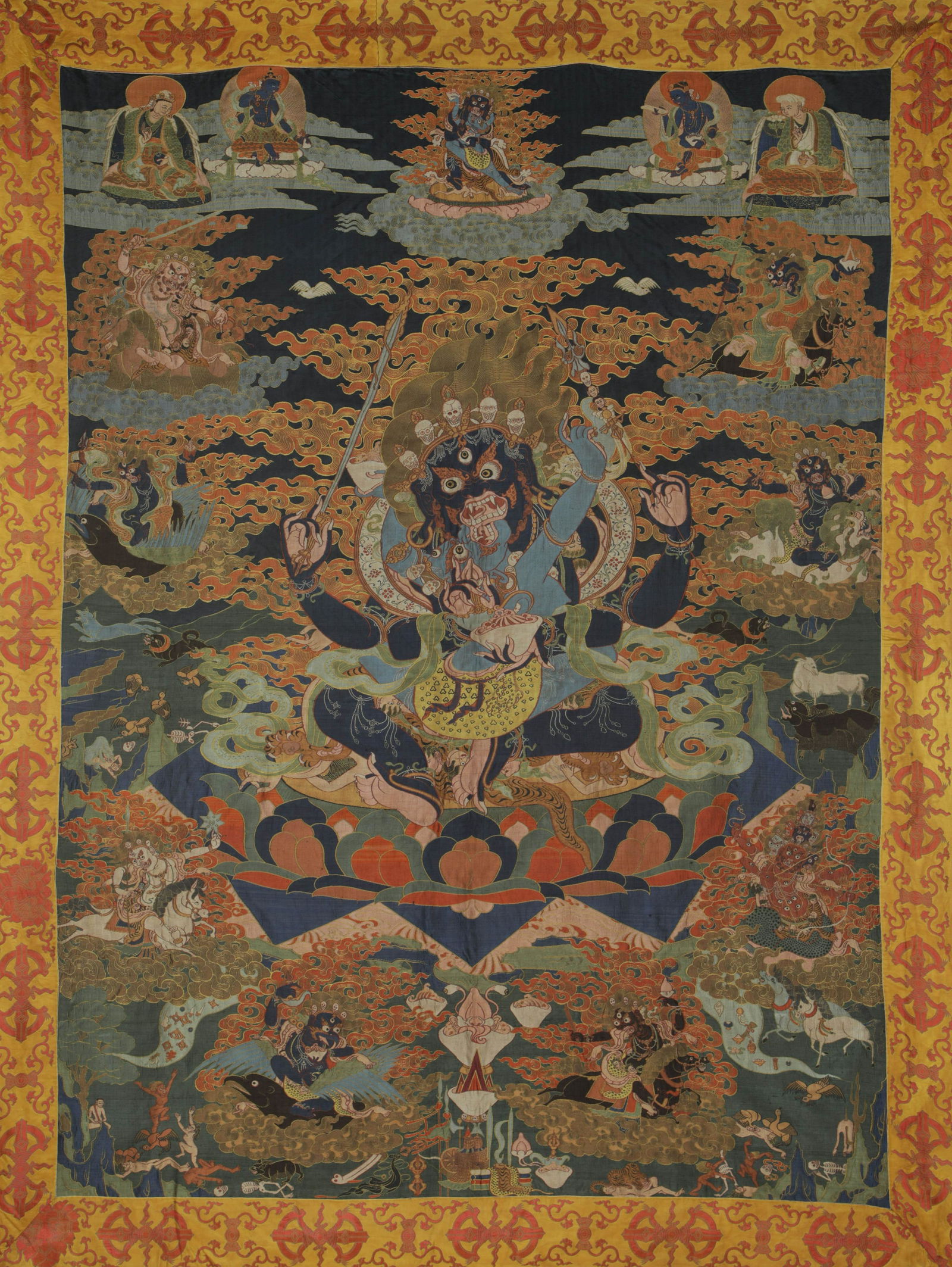 A Thangka of Mahakala (1 of 11)