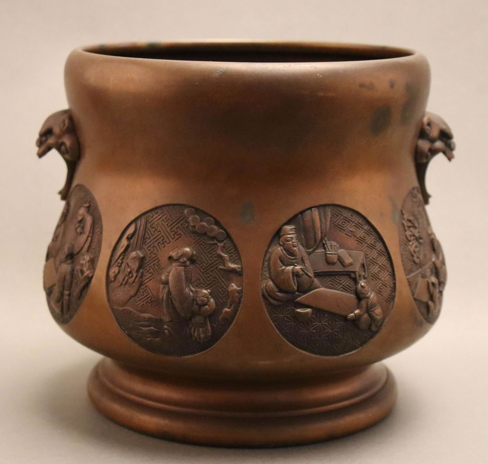 Bronze Character Pattern Incense Burner (1 of 10)