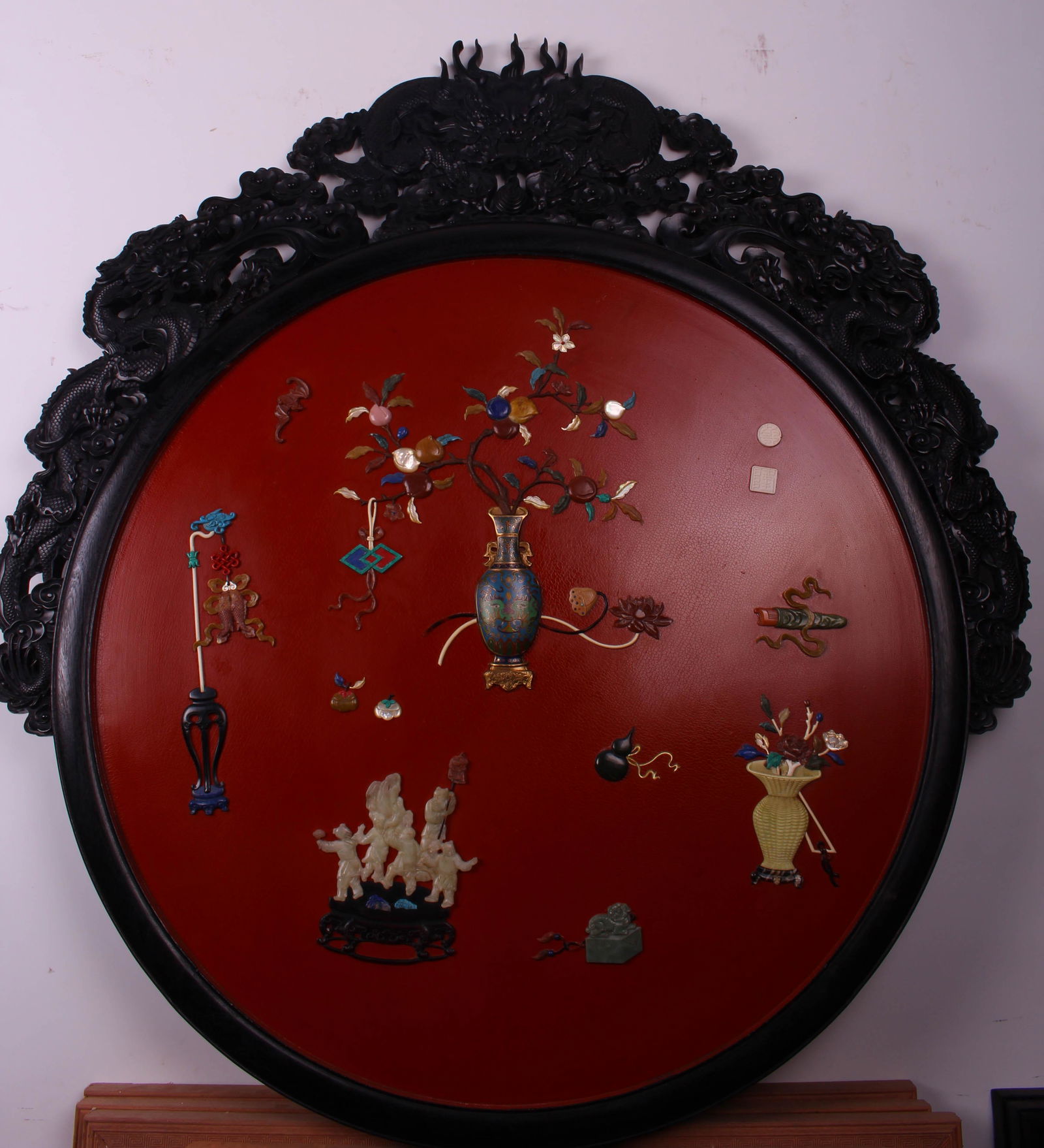 Stone Inlaid Wall Plaque (1 of 10)