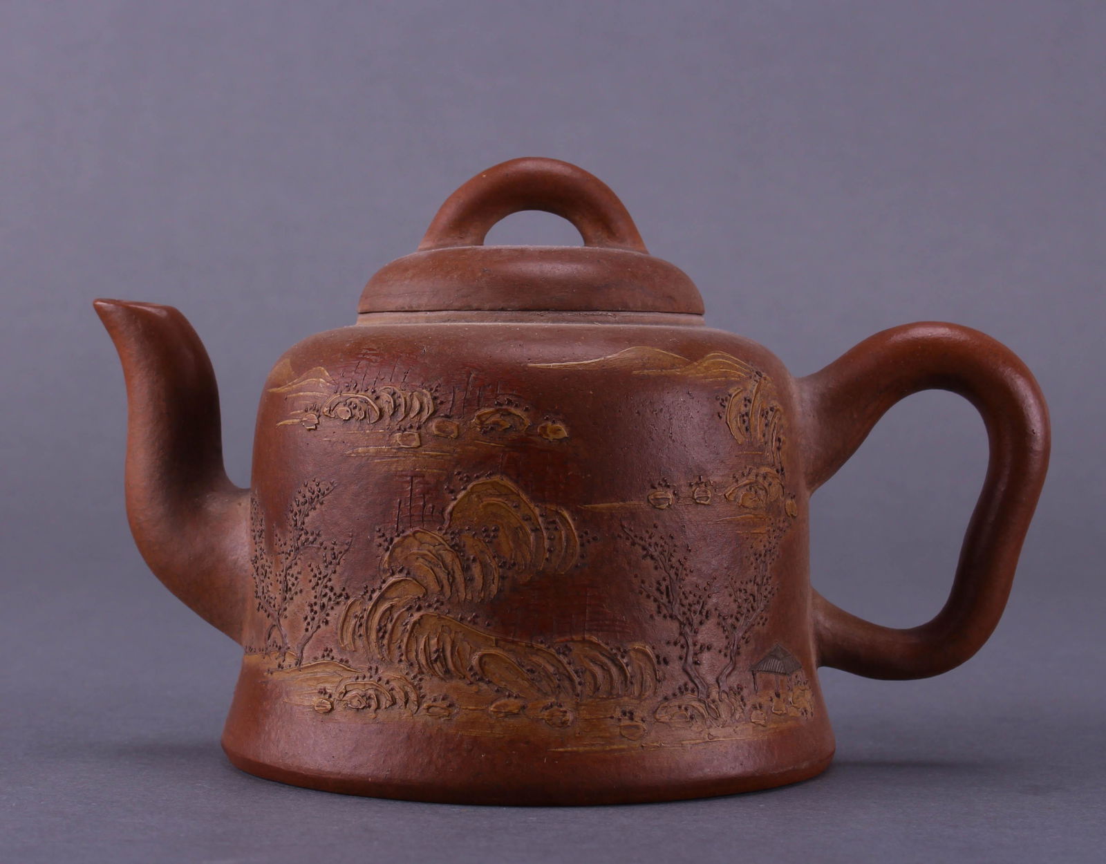 Purple Clay Landscape Tea Pot (1 of 10)