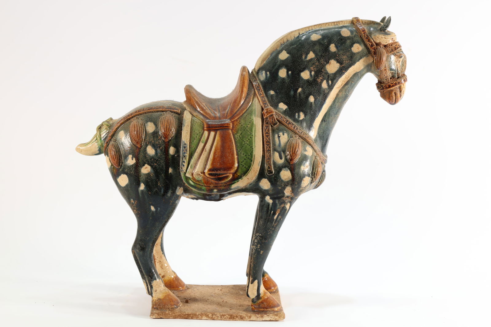 Tang Three Color Glazed Horse Pottery Figure (1 of 15)