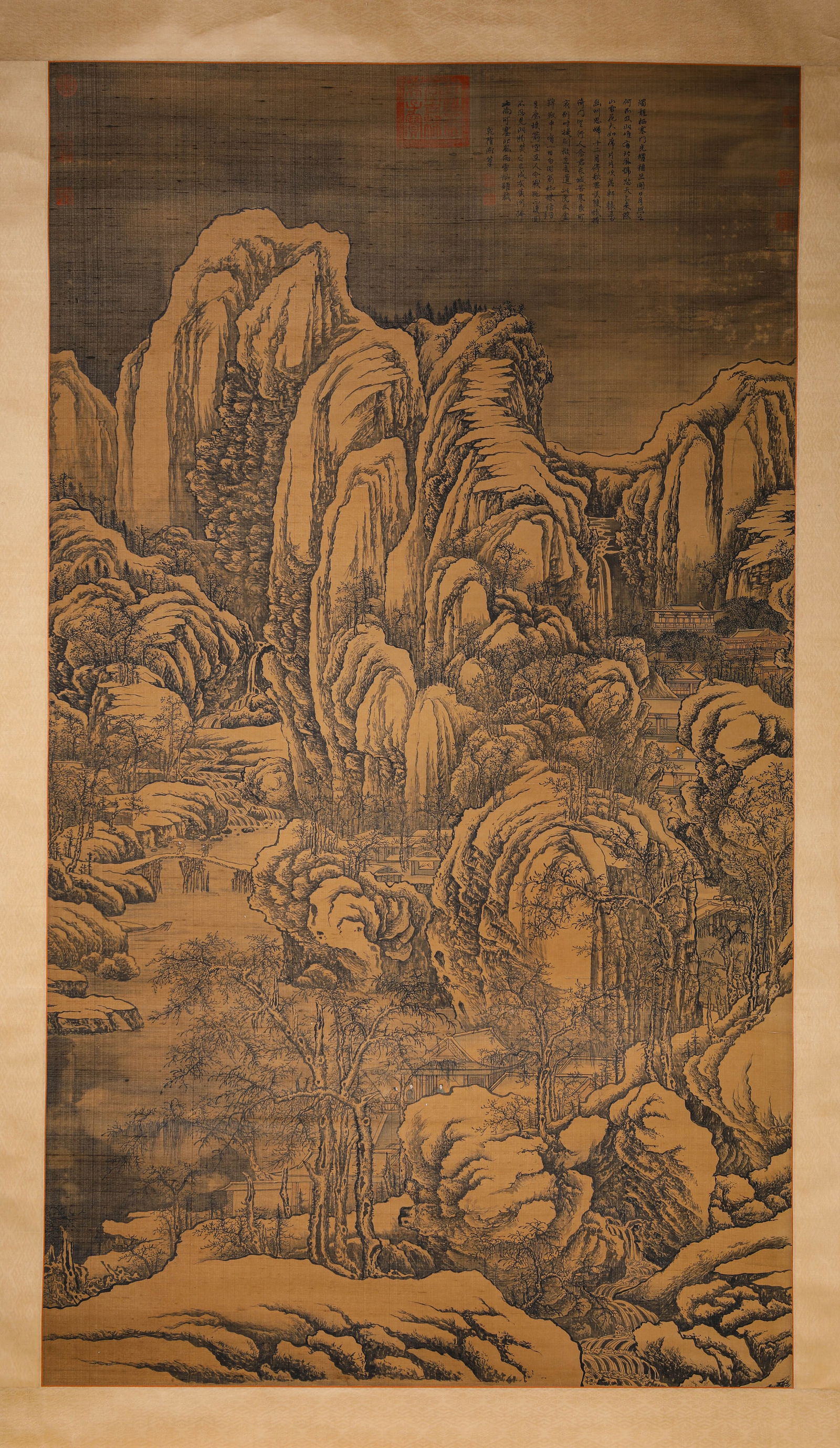 A Chinese Scroll Painting by Li Cheng (1 of 7)