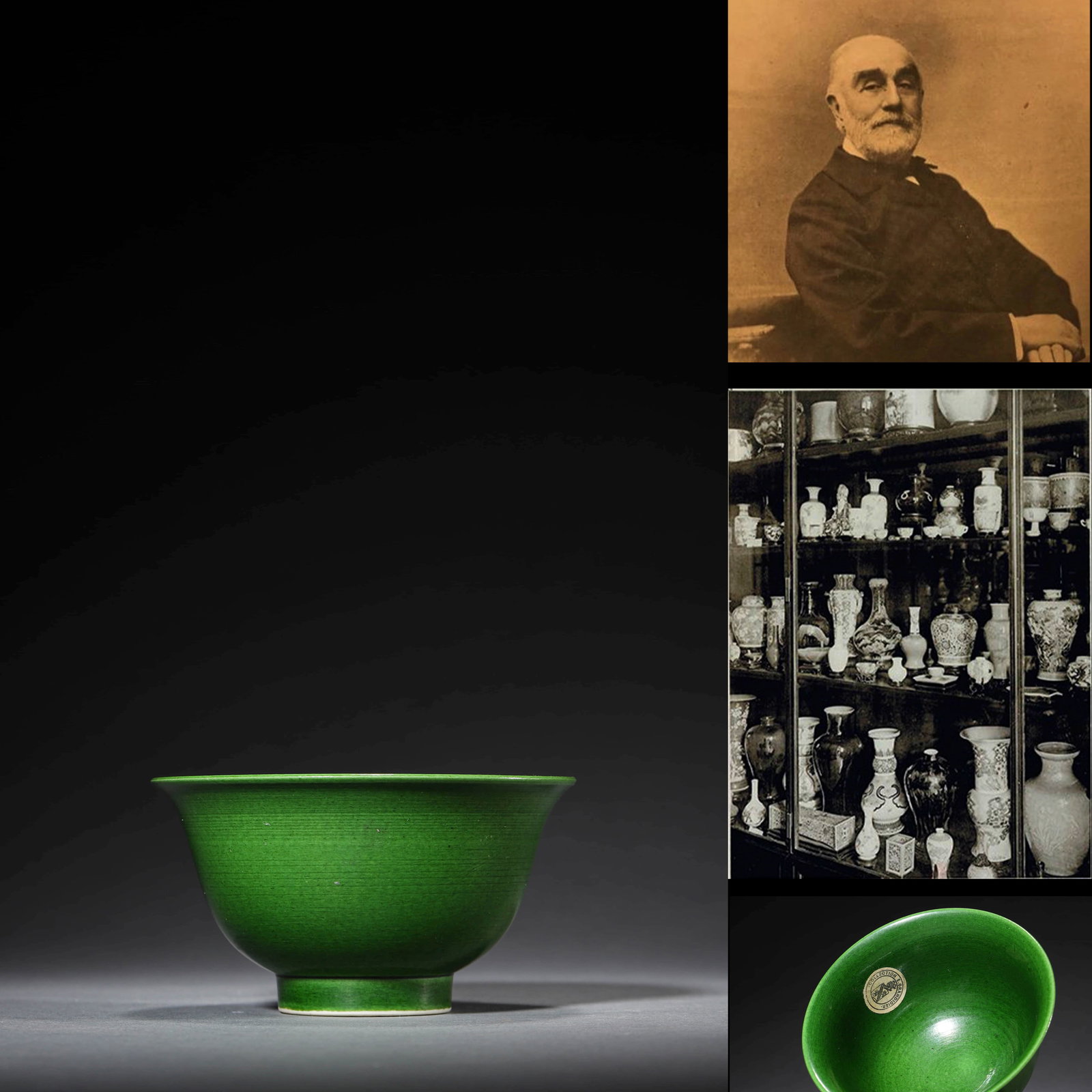 Green glazed bowl (1 of 6)