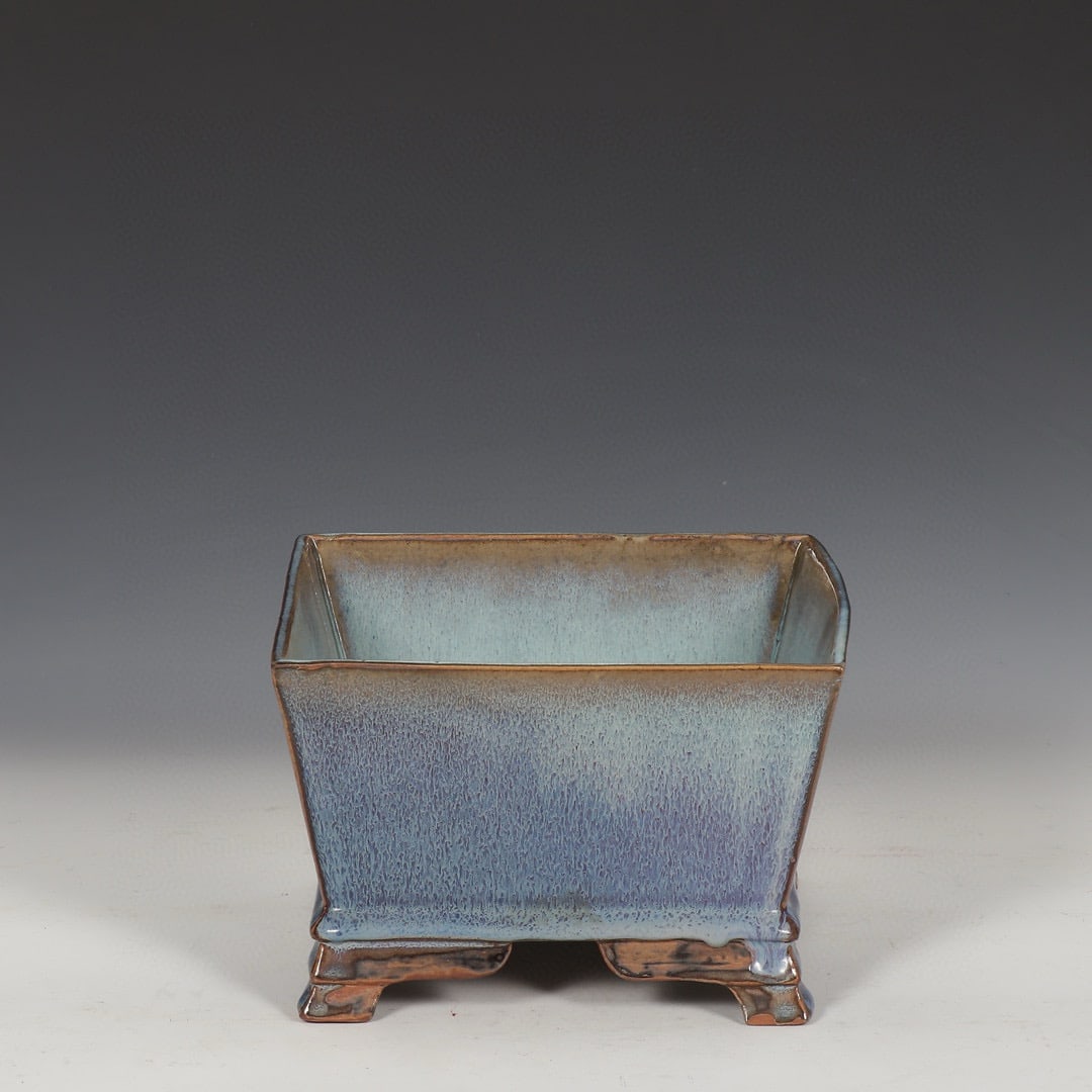 Jun Ware Grape Purple Glazed Poetry Pattern Porcelain Washer (1 of 9)