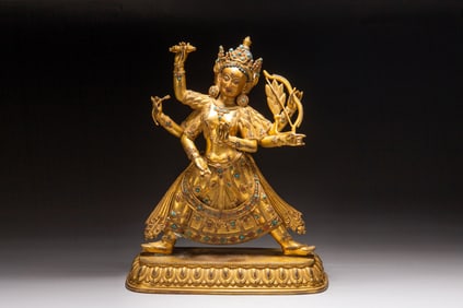 Gilt Bronze Tara Figure