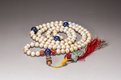 White Pearl Bead Bracelet
