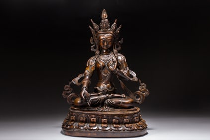 Bronze GuanYin Figure