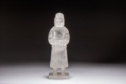 Crystal Carved Character Figure